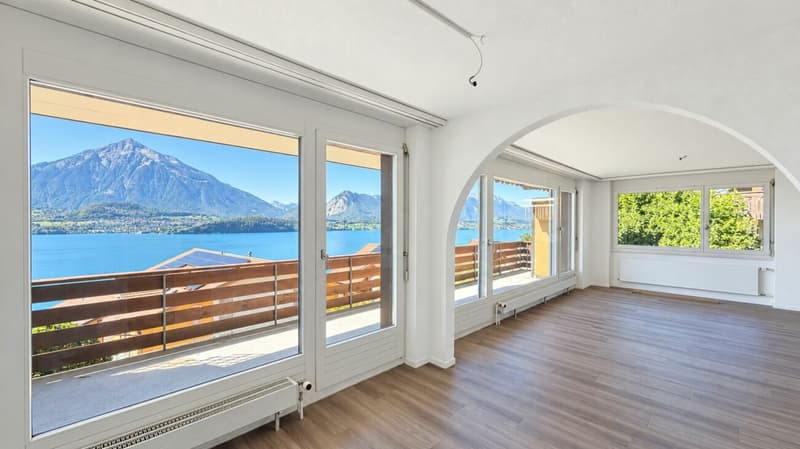 Wohnen mit See- und Bergsicht - 3½ Zimmer mit grossem Balkon in Gunten (2)