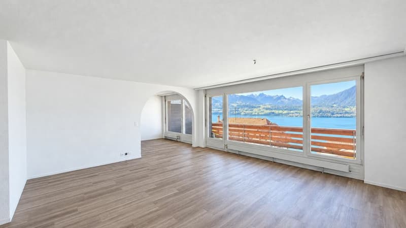 Wohnen mit See- und Bergsicht - 3½ Zimmer mit grossem Balkon in Gunten (3)