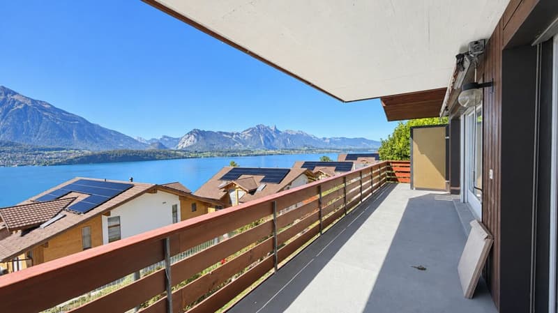 Wohnen mit See- und Bergsicht - 3½ Zimmer mit grossem Balkon in Gunten (16)