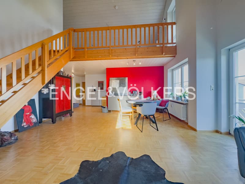 Appartement-maisonnette élégant avec balcon ensoleillé et vue sur la verdure - (4)