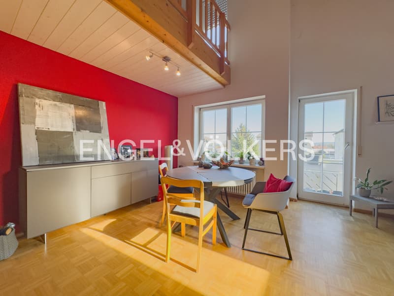 Appartement-maisonnette élégant avec balcon ensoleillé et vue sur la verdure - (3)