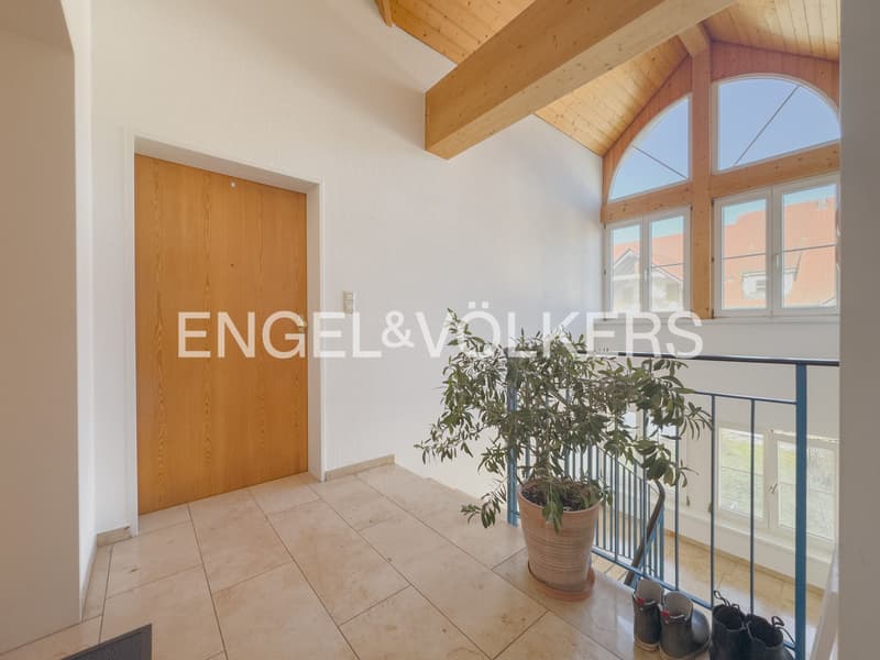 Appartement-maisonnette élégant avec balcon ensoleillé et vue sur la verdure - (12)