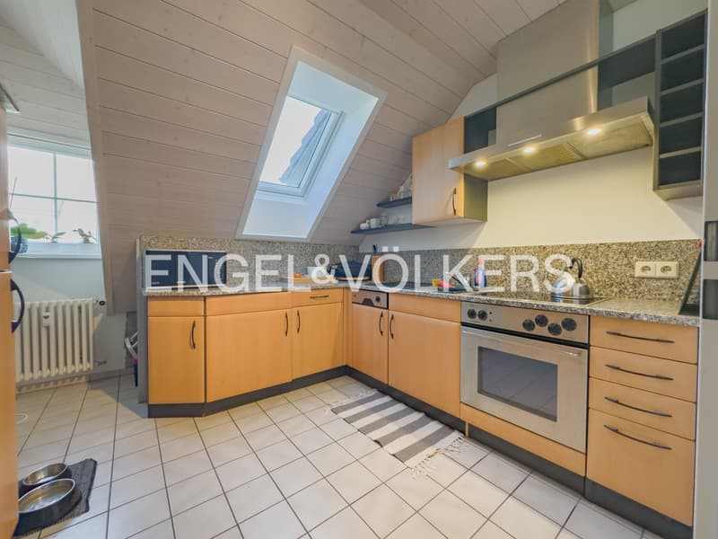 Appartement-maisonnette élégant avec balcon ensoleillé et vue sur la verdure - (7)
