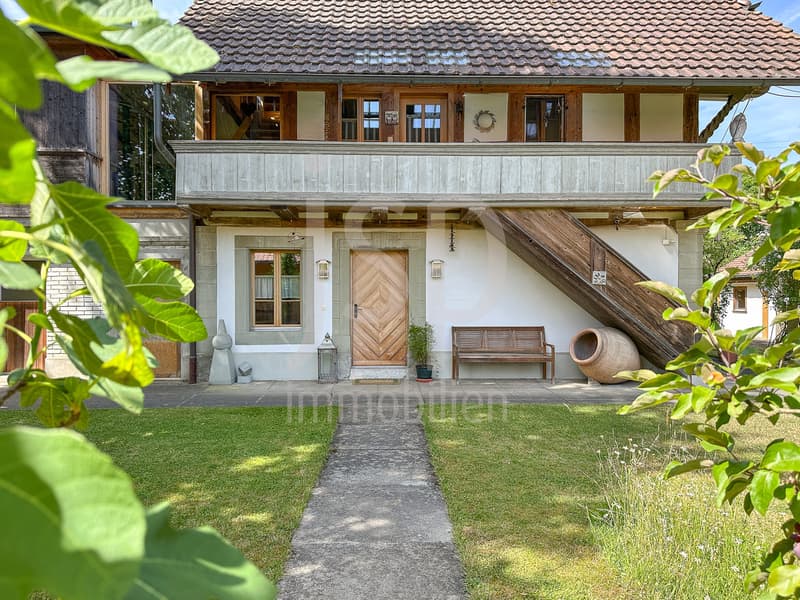 Der historische Brunnenhof in Grafenried (Grundstück von 5'431m2) (9)