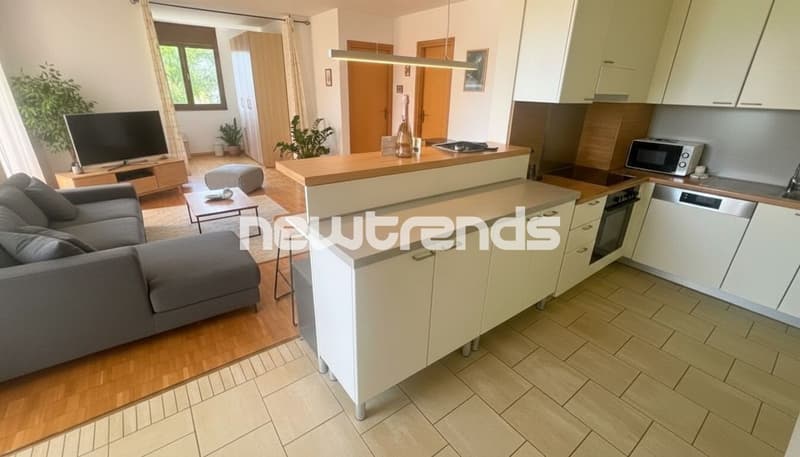 SPACIOUS 2.5-ROOM APARTMENT WITH TERRACE AND PARTIAL LAKE VIEW AND PARKING SPACE (4)