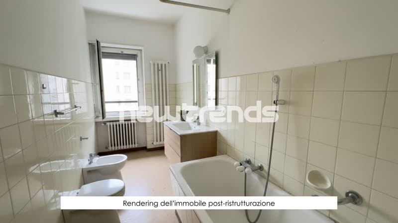 Mendrisio: Mietshaus mit Lager, 13 Garagen und 5 Außenparkplätzen (3)