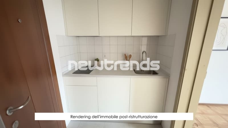 Mendrisio: Mietshaus mit Lager, 13 Garagen und 5 Außenparkplätzen (7)