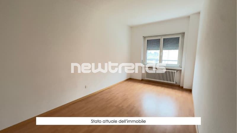 Mendrisio: Mietshaus mit Lager, 13 Garagen und 5 Außenparkplätzen (8)