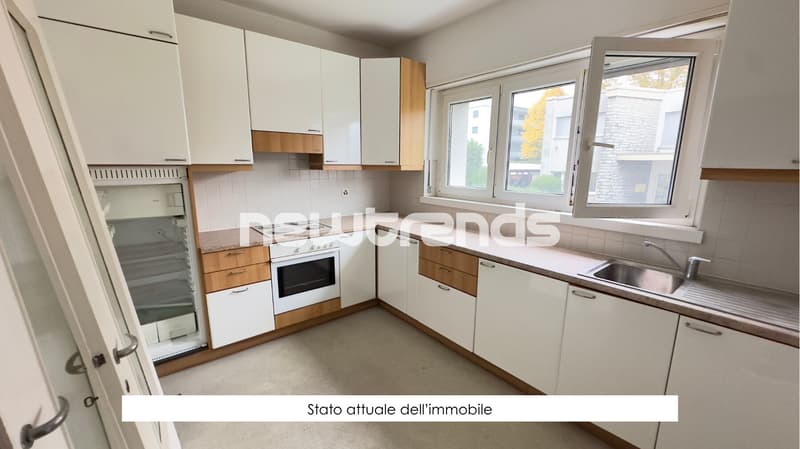 Mendrisio: Mietshaus mit Lager, 13 Garagen und 5 Außenparkplätzen (9)