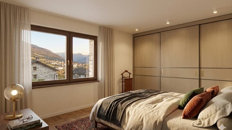 Tesserete, 2,5 Zimmer Neubau in einer Anlage mit nur 8 Wohneinheiten. (3)