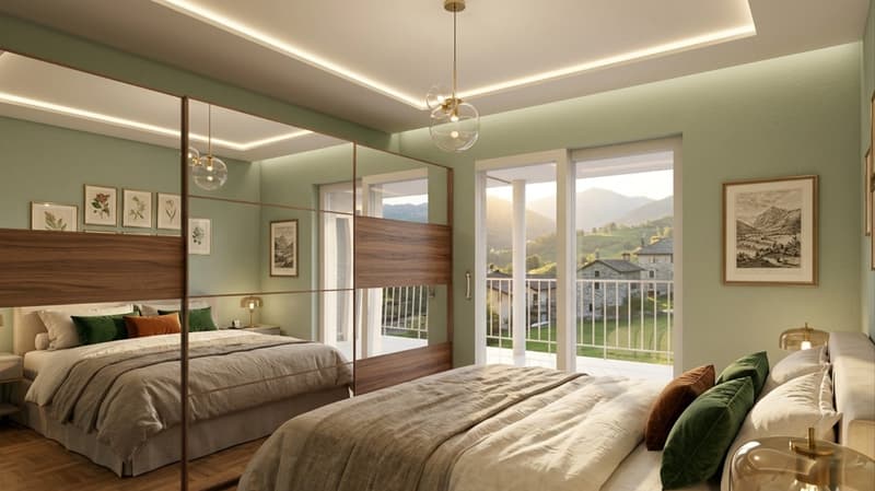 Tesserete, 3.5 rooms of new construction in a context of only 8 residential units. (3)