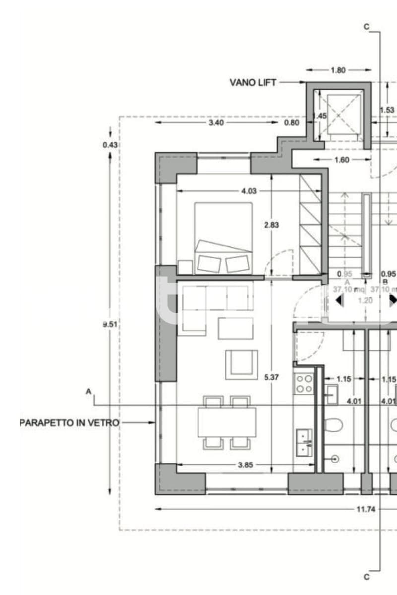 VIGANELLO, 2.5-ROOM APARTMENT FURNISHED WITH AIR CONDITIONING (7)