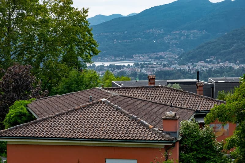 Montagnola: 3.5-room attic apartment with terrace and lake view (20)