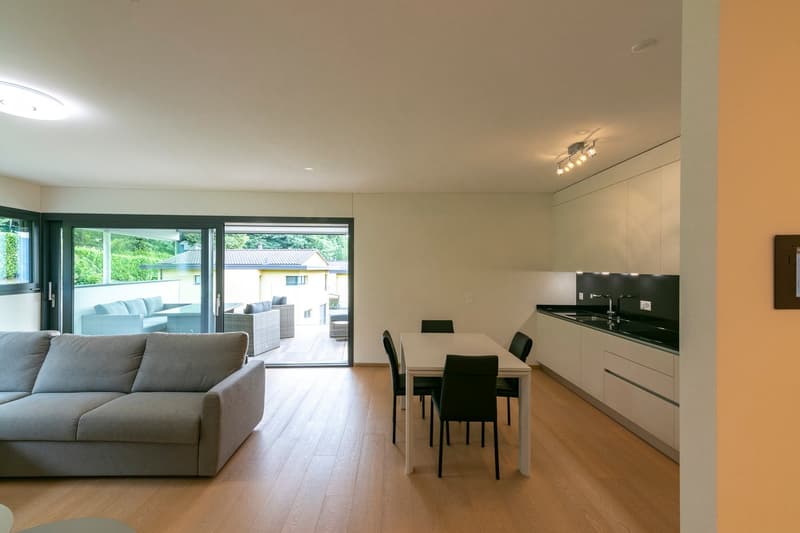 Montagnola: 3.5-room attic apartment with terrace and lake view (6)