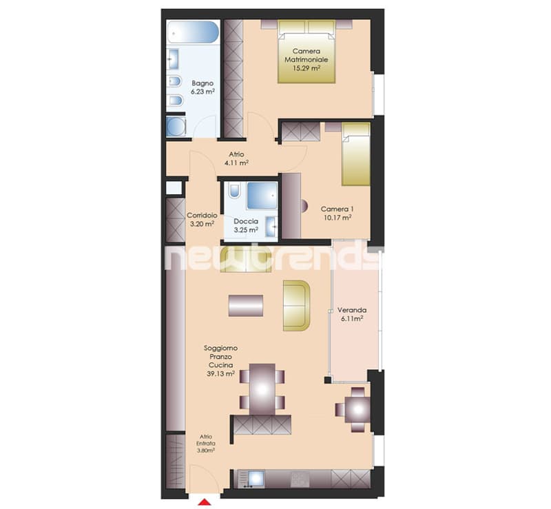 Lugano: 3,5 Zimmer Wohnung im Zentrum mit viel Platz und Parkplatz (8)