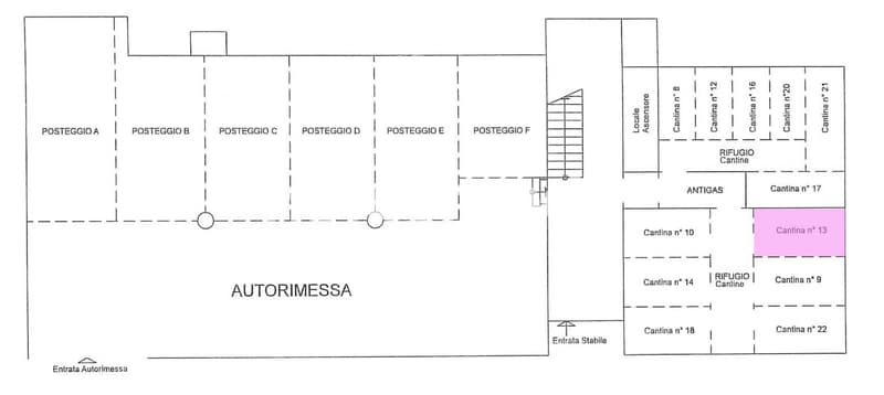 Cantina assegnata