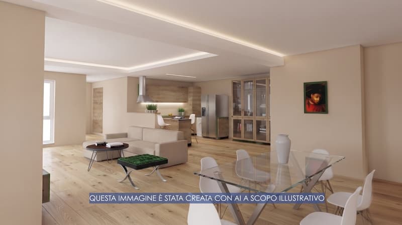 Viganello, 3.5 locali con terrazzo in contesto di poche unità (2)