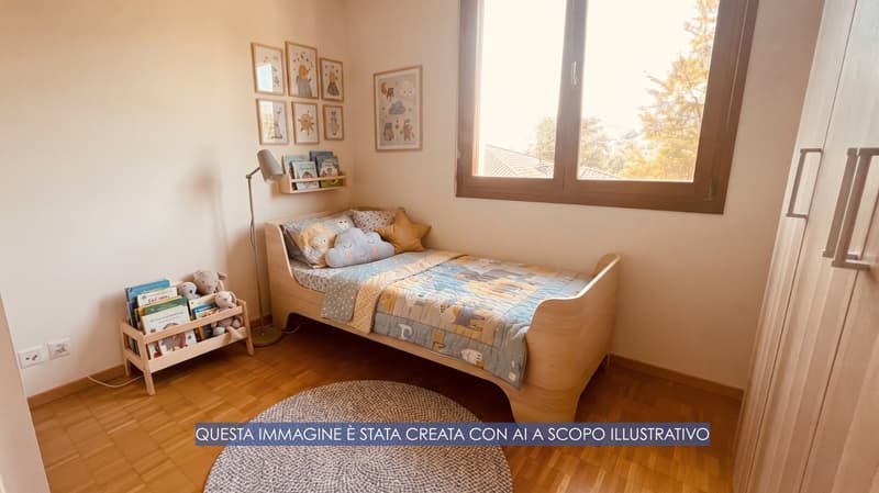 Viganello, 3.5 locali con terrazzo in contesto di poche unità (5)