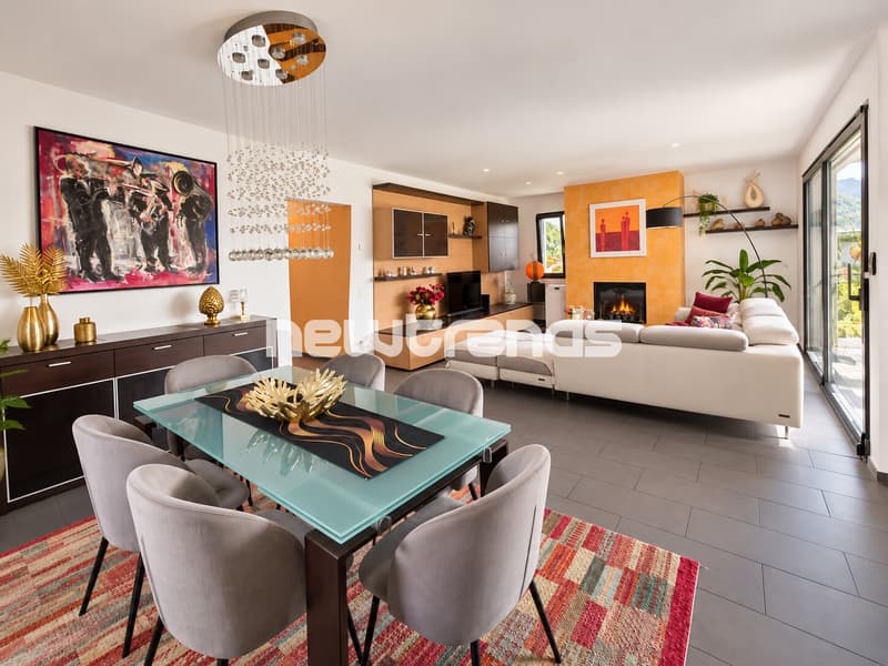 Agno, 4.5 loc con terrazza, giardino, jacuzzi, palestra privata e loca (1)
