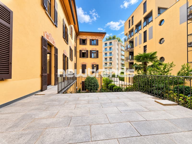 Lugano: affittasi luminoso appartamento con ampia terrazza (1)