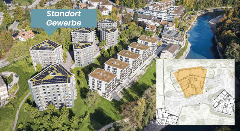 Willkommen im Aarerain dem Plusenergie-Quartier in Worblaufen bei Bern (2)