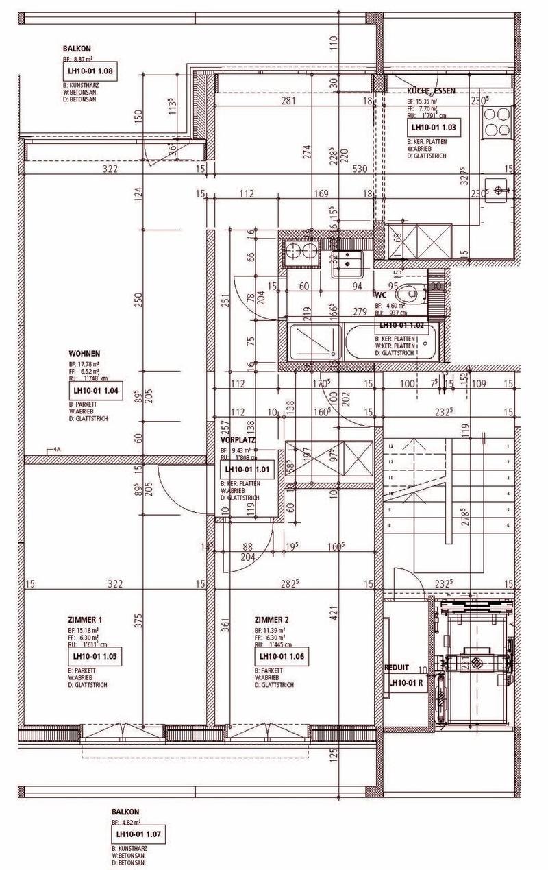 Grundrissplan