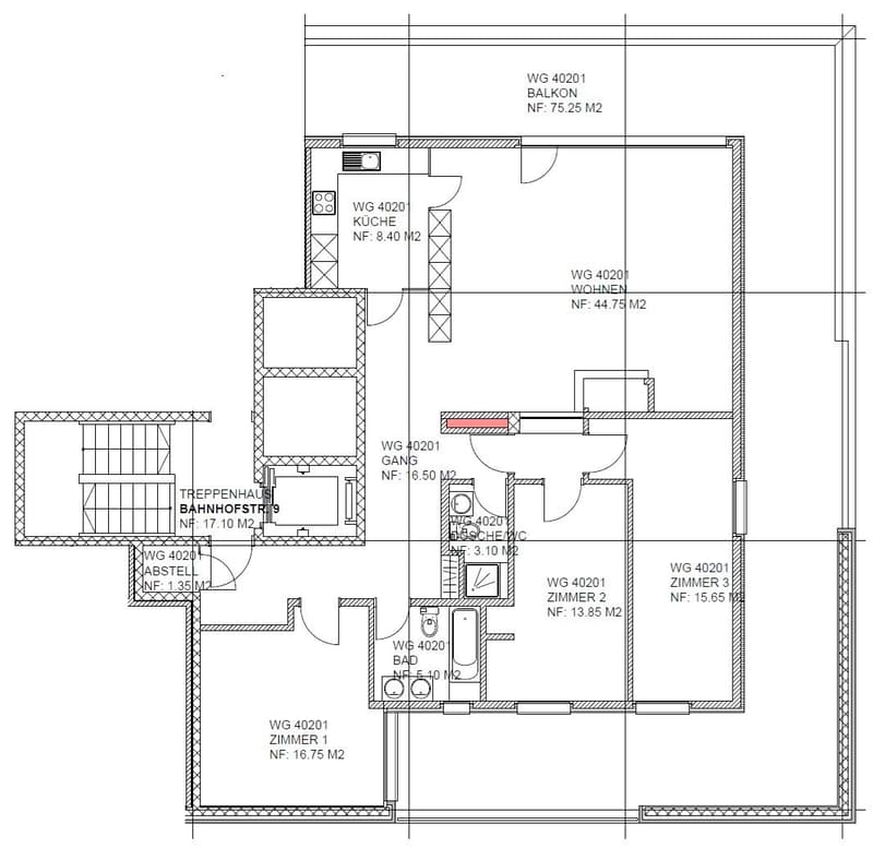 Grundrissplan