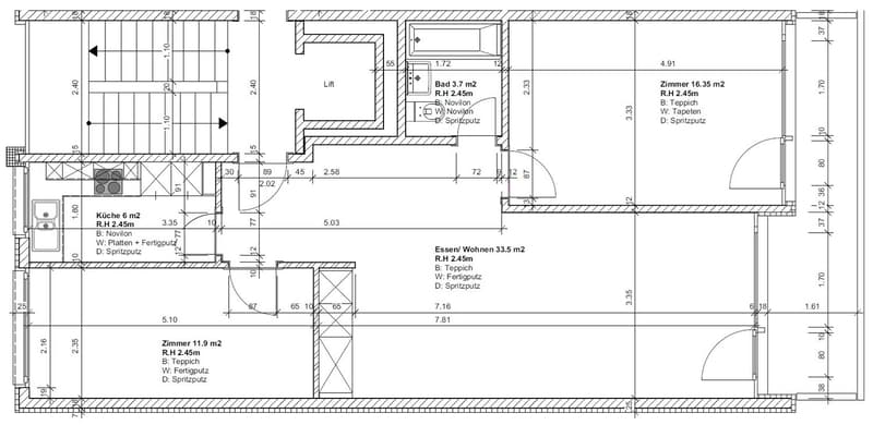 Grundrissplan