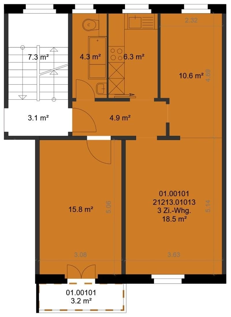 Grundrissplan