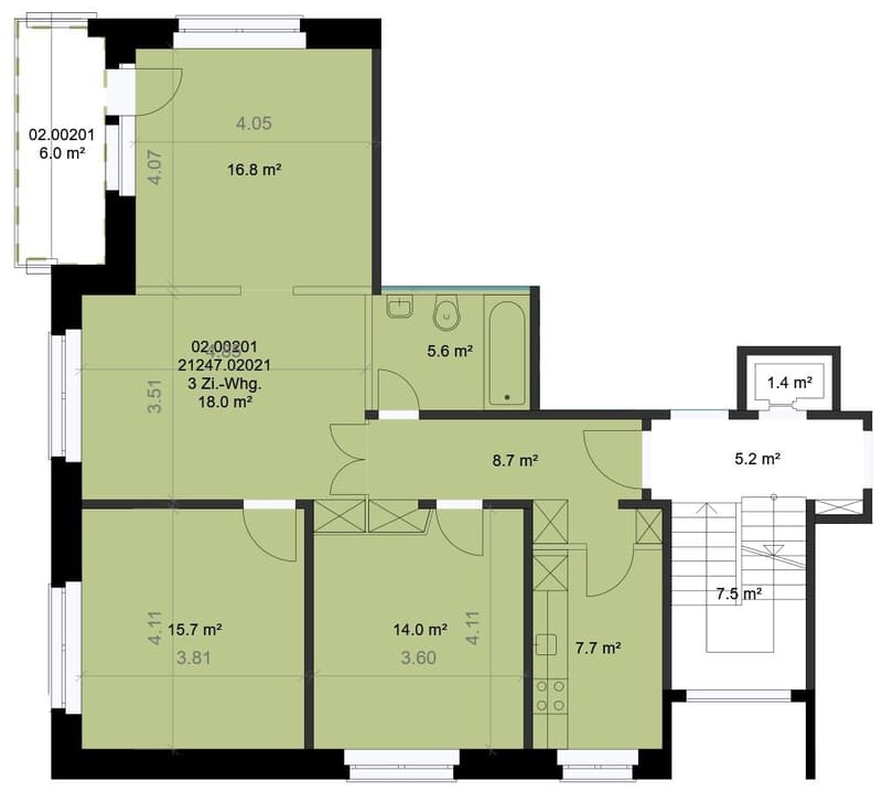 Grundrissplan