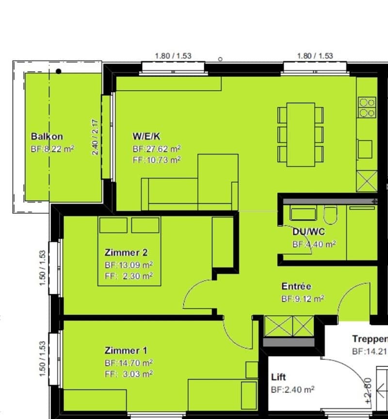 Grundrissplan