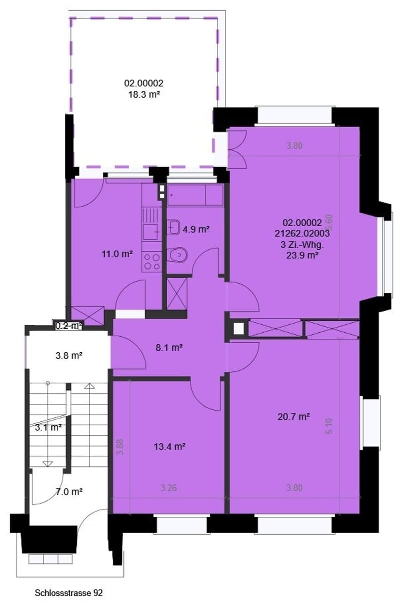 Grundrissplan