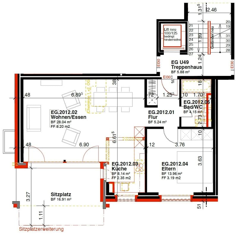 Grundrissplan