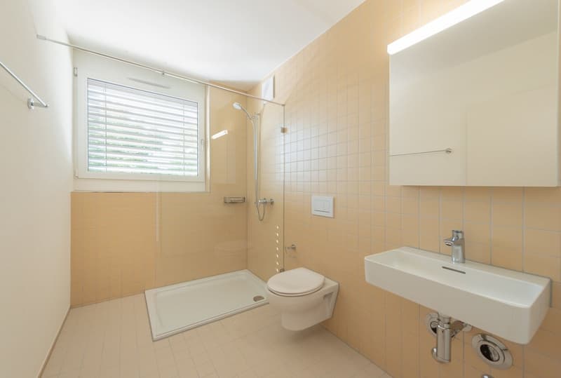 Dusche mit WC