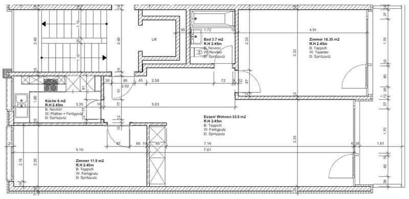 Grundrissplan