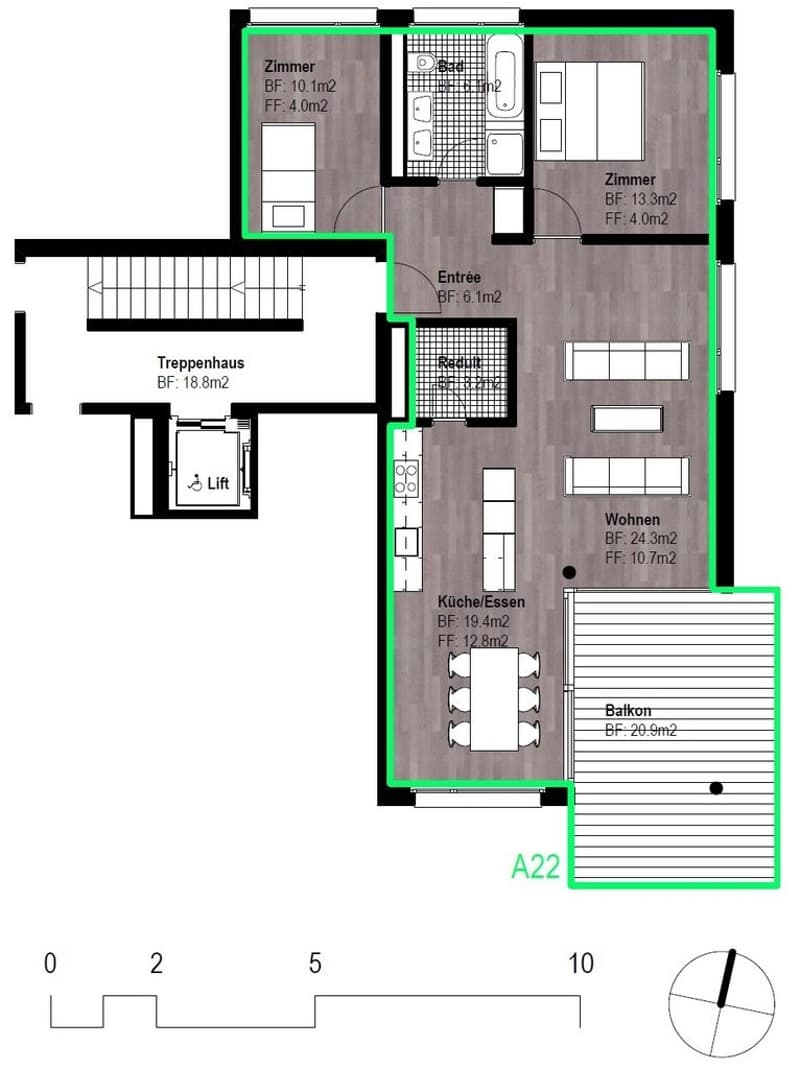 Grundrissplan