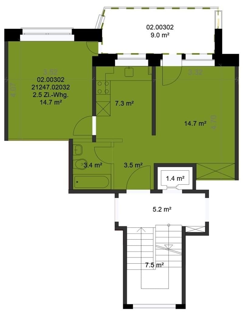 Grundrissplan