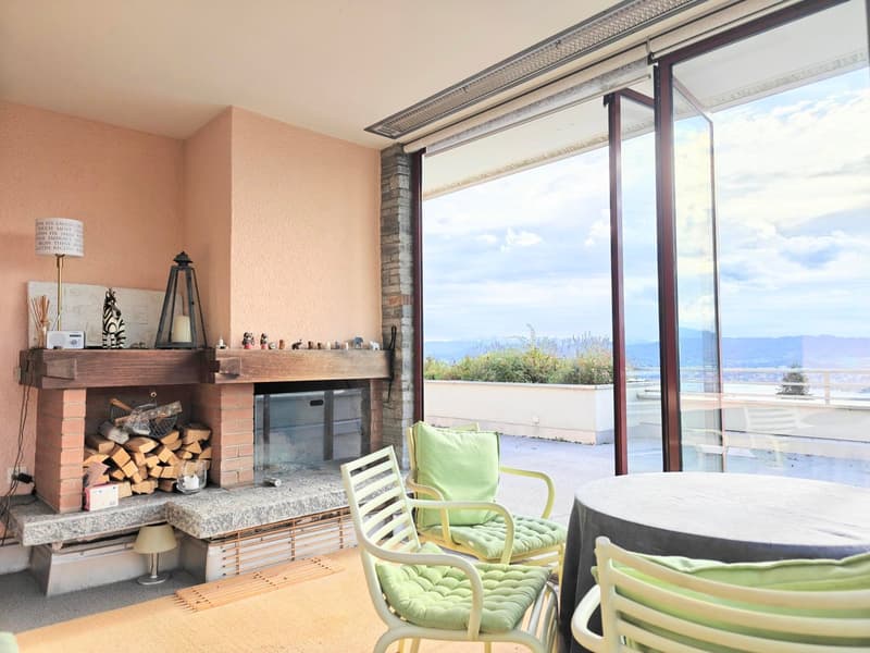 Appartamento attico arredato di 2,5 locali con terrazza da sogno (2)