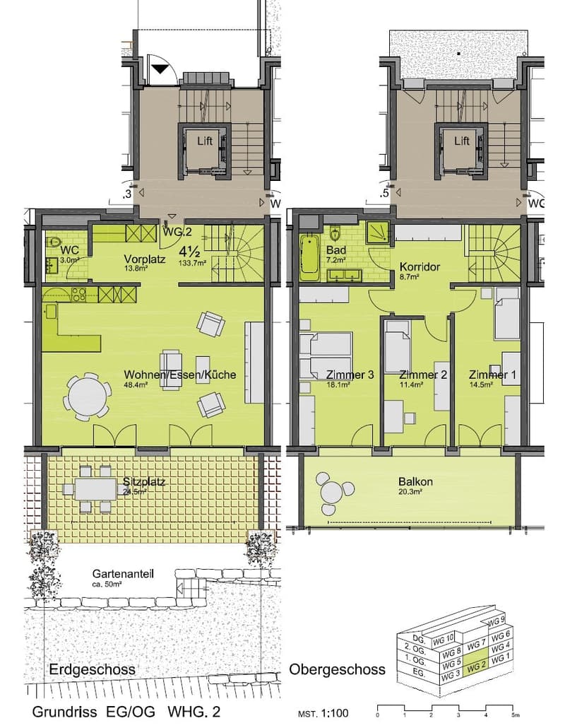 Maisonette elegante sul ruscello con giardino, pace e qualità della vita (11)