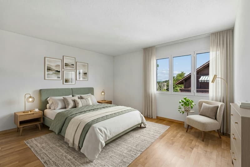 Schlafzimmer visualisiert