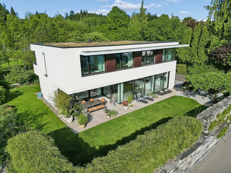 Exklusives 6½-Zimmer-Einfamilienhaus an ruhiger Lage mit grossem Garten (1)
