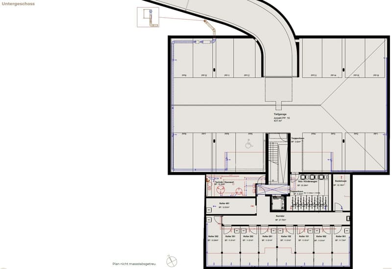 Garagen-Keller-Plan