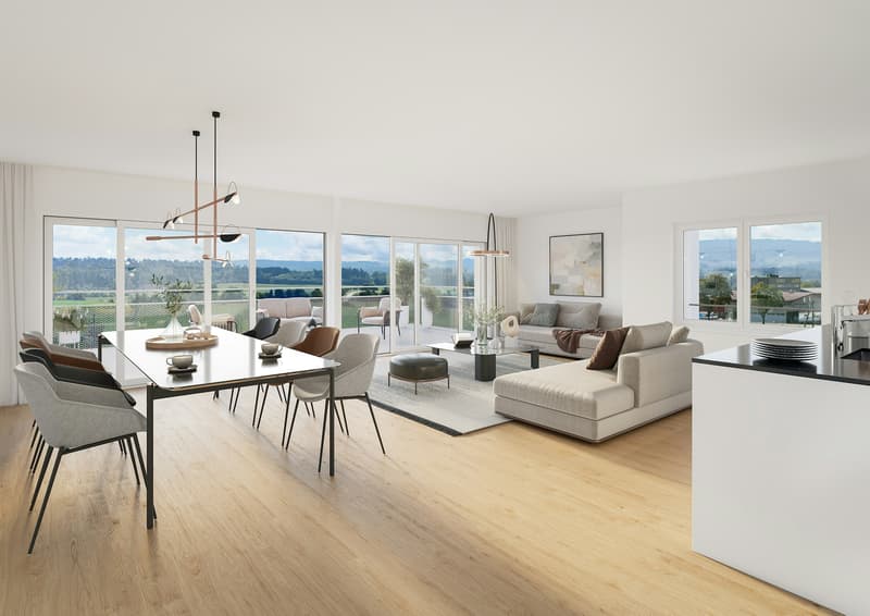4.5-Zimmerwohnung mit grossem Balkon im Neubauprojekt "Unterhofen" in Gossau ZH (4)
