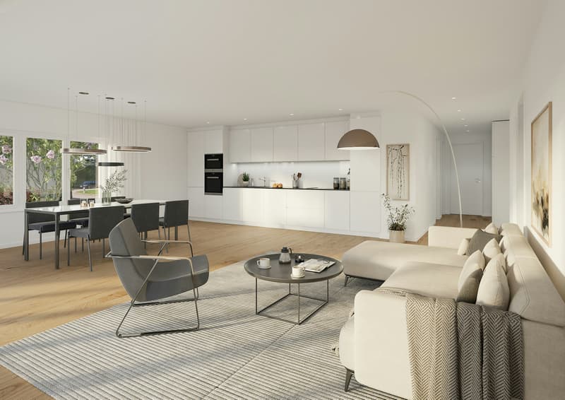 4.5-Zimmerwohnung mit grossem Balkon im Neubauprojekt "Unterhofen" in Gossau ZH (3)