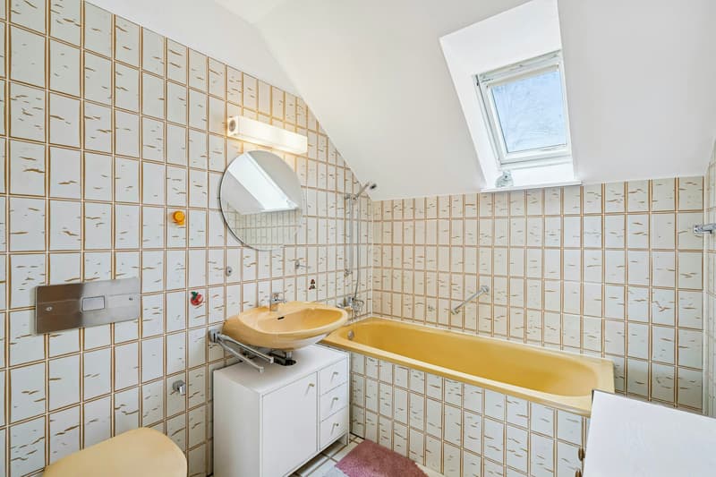 Bad/WC im Dachgeschoss