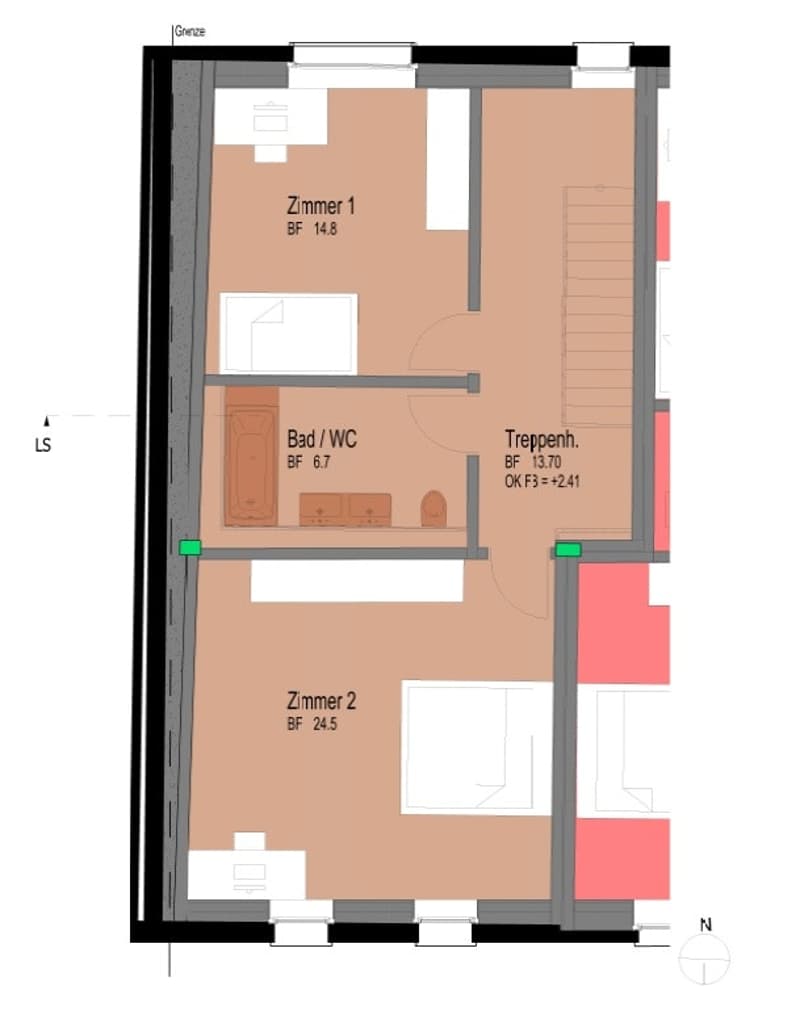 Grundriss OG 18a