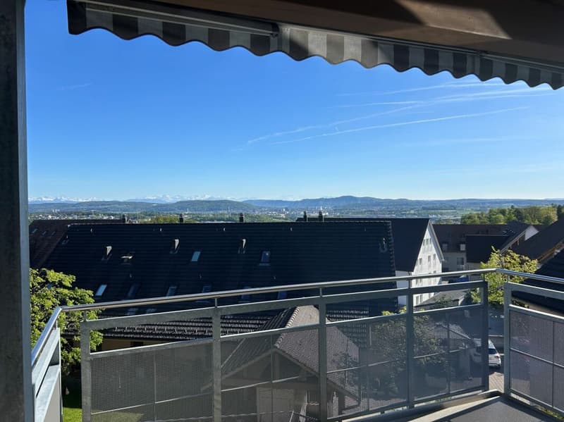 Attractive 2.5-room attic apartment with fantastic views of the mountains (17)