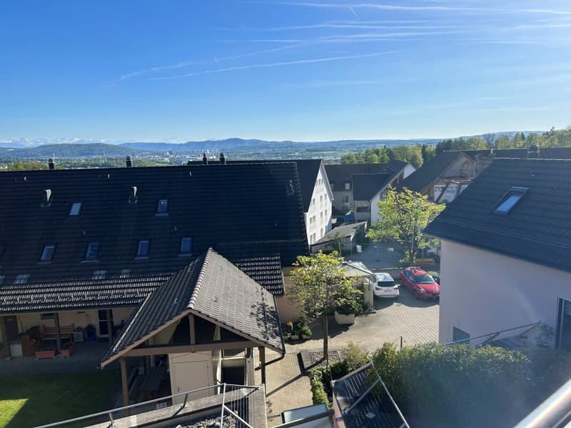 Attractive 2.5-room attic apartment with fantastic views of the mountains (21)