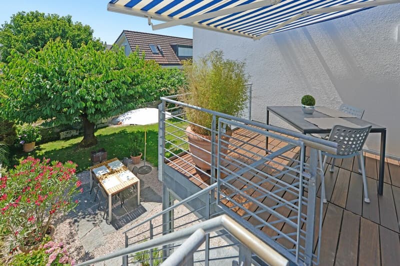 Habiter avec une vue panoramique - maison mitoyenne avec jardin idyllique (7)