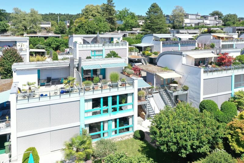 Habiter avec une vue panoramique - maison mitoyenne avec jardin idyllique (2)
